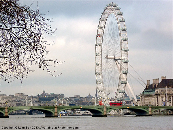 London Eye Picture Board by Lynn Bolt