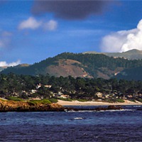 Buy canvas prints of Monterey Bay California by Lynn Bolt