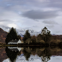 Buy canvas prints of Loch Etive Reflections by Lynn Bolt