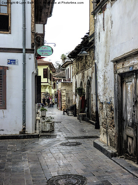 Back Streets of Antalya Picture Board by Lynn Bolt