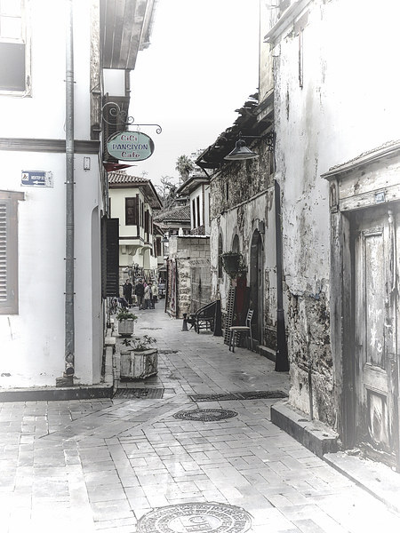 Back Streets of Antalya 2 Picture Board by Lynn Bolt