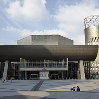 Buy canvas prints of  The Lowry by Lynn Bolt