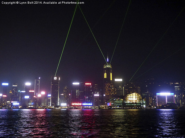  Hong Kong Laser Show Picture Board by Lynn Bolt