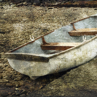 Buy canvas prints of Abandoned on the Beach by Lynn Bolt