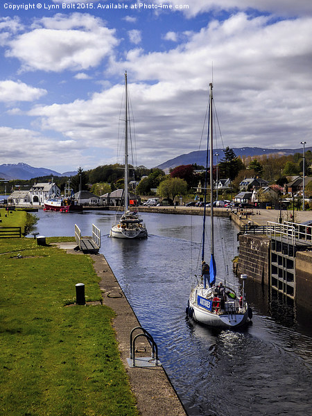  Caledonian Canal Picture Board by Lynn Bolt