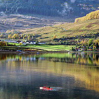 Buy canvas prints of Canoeing by Lynn Bolt