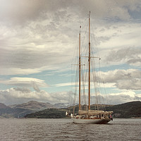 Buy canvas prints of Sailing on Loch Long by Lynn Bolt