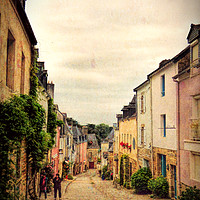 Buy canvas prints of St Goustan and Auray Brittany France by Lynn Bolt