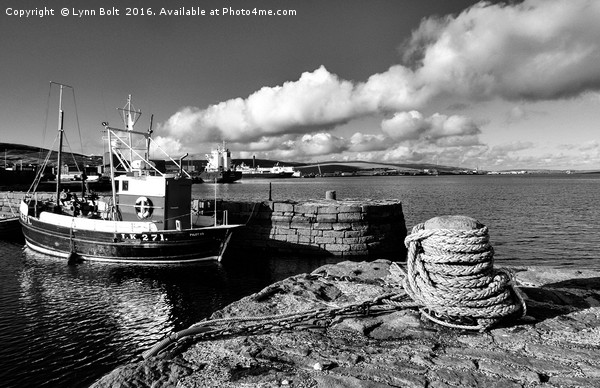 Fishing Boat Lerwick Shetland Picture Board by Lynn Bolt