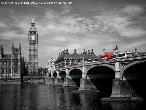 Westminster Bridge and Big Ben Picture Board by Lynn Bolt