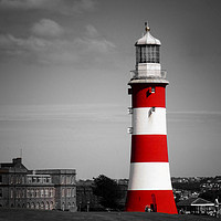 Buy canvas prints of Smeaton's Tower Plymouth by Lynn Bolt