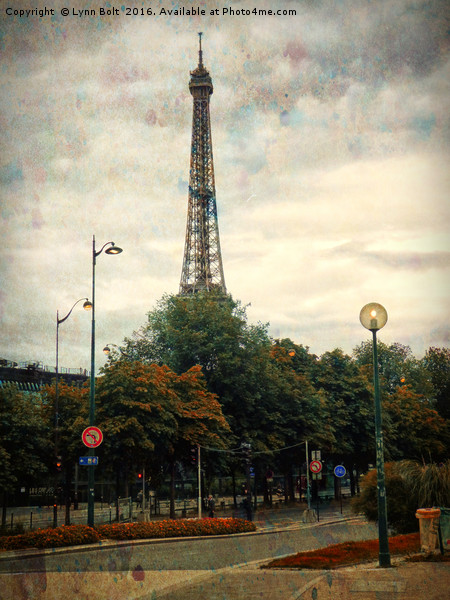 Eiffel Tower Paris Picture Board by Lynn Bolt