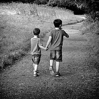 Buy canvas prints of Brotherly Love by Lynn Bolt