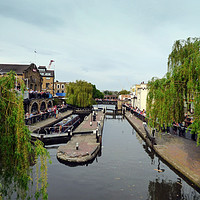 Buy canvas prints of Camden Lock London by Lynn Bolt
