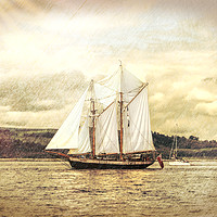Buy canvas prints of Full Sail by Lynn Bolt