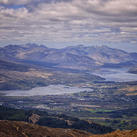 Buy canvas prints of Fort William and the Great Glen by Lynn Bolt