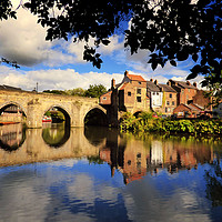 Buy canvas prints of Elvet Bridge Durham England  by Lynn Bolt