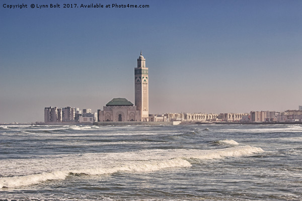 Hassan II Mosque Casablanca Picture Board by Lynn Bolt