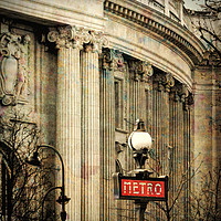 Buy canvas prints of Paris Metro by Lynn Bolt