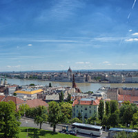 Buy canvas prints of Budapest Panorama by Lynn Bolt