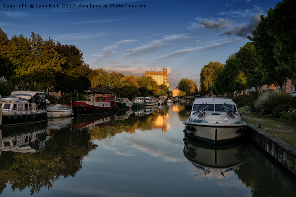 Canal de Garonne France Picture Board by Lynn Bolt