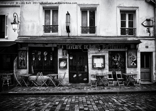 Cafe in Monmartre Paris Picture Board by Lynn Bolt