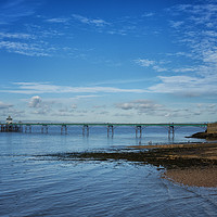 Buy canvas prints of Clevedon Pier Somerset by Lynn Bolt