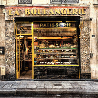 Buy canvas prints of La Boulangerie Paris by Lynn Bolt