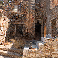 Buy canvas prints of Ruins on Spinalonga by Lynn Bolt