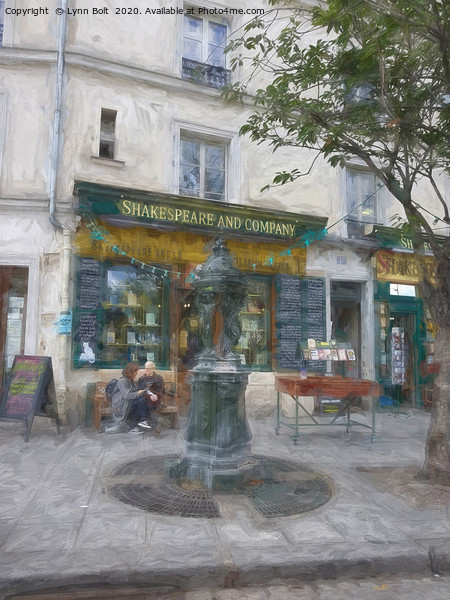 Paris Shop Picture Board by Lynn Bolt