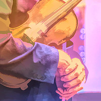 Buy canvas prints of The Violinists Fingers by Lynn Bolt