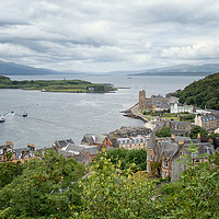 Buy canvas prints of The View from McCaigs Tower Oban by Lynn Bolt