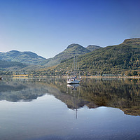 Buy canvas prints of Lochgoilhead Panorama by Lynn Bolt