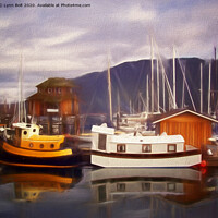 Buy canvas prints of Houseboats by Lynn Bolt