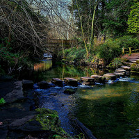 Buy canvas prints of Stepping Stones by Richie Fairlamb