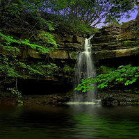 Buy canvas prints of  Summerhill Force by Richie Fairlamb