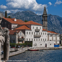 Buy canvas prints of Perast, Montenegro by alan bain