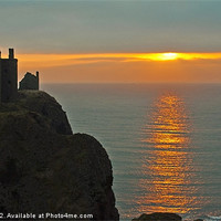 Buy canvas prints of Dunnottar Castle sunrise by alan bain