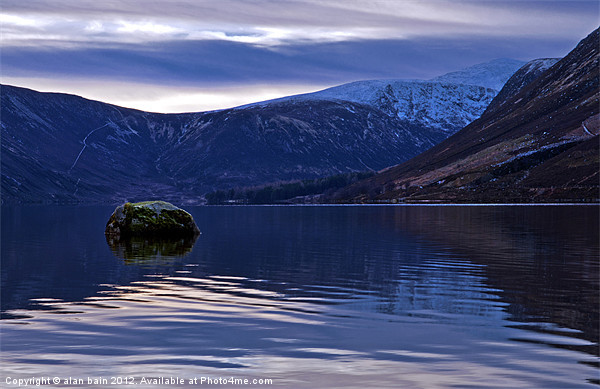 Loch Muick Aberdeenshire Picture Board by alan bain