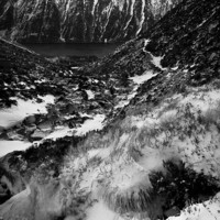 Buy canvas prints of Loch Muick winter  by alan bain