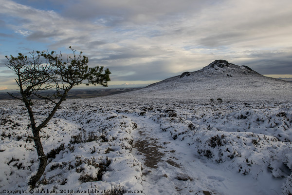 Bennachie, the Mither Tap Picture Board by alan bain