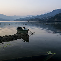 Buy canvas prints of Phewa Lake Nepal by alan bain