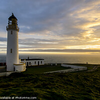 Buy canvas prints of The Mull of Galloway Lighthouse by alan bain