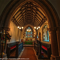 Buy canvas prints of Inside St Marys by Nathan Wright