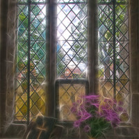Buy canvas prints of Bible in the window by Nathan Wright