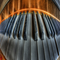 Buy canvas prints of Eye of the piano by Nathan Wright