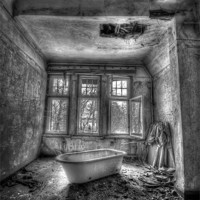 Buy canvas prints of Lunatic bath time by Nathan Wright