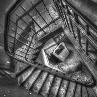 Buy canvas prints of Crazy Stairs by Nathan Wright