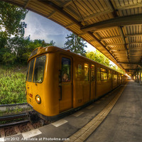 Buy canvas prints of Summer eveing train. by Nathan Wright