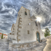 Buy canvas prints of Algarve church by Nathan Wright